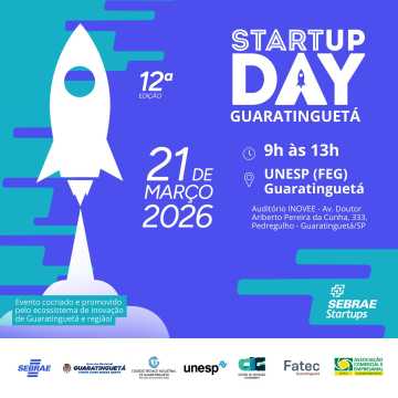 Guaratinguetá (SP) vai promover Startup Day em evento neste sábado (21)