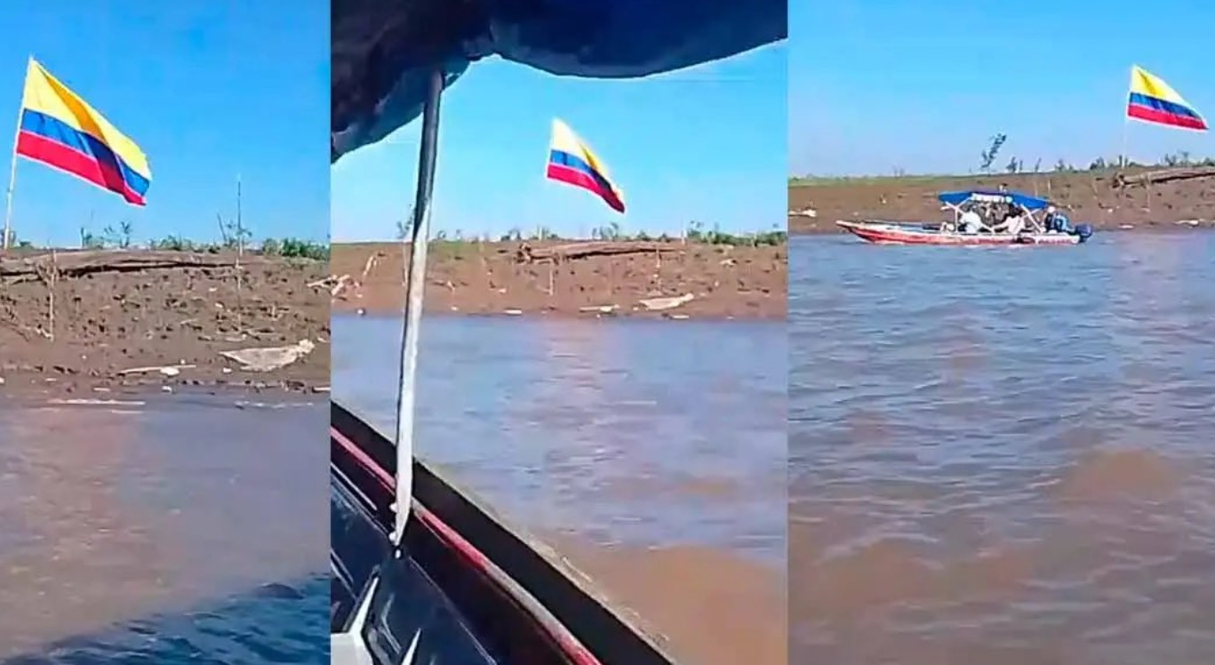 Disputa na fronteira com o Brasil: bandeira da Colômbia é hasteada em Santa Rosa, e militares peruanos a retiram; veja VÍDEO