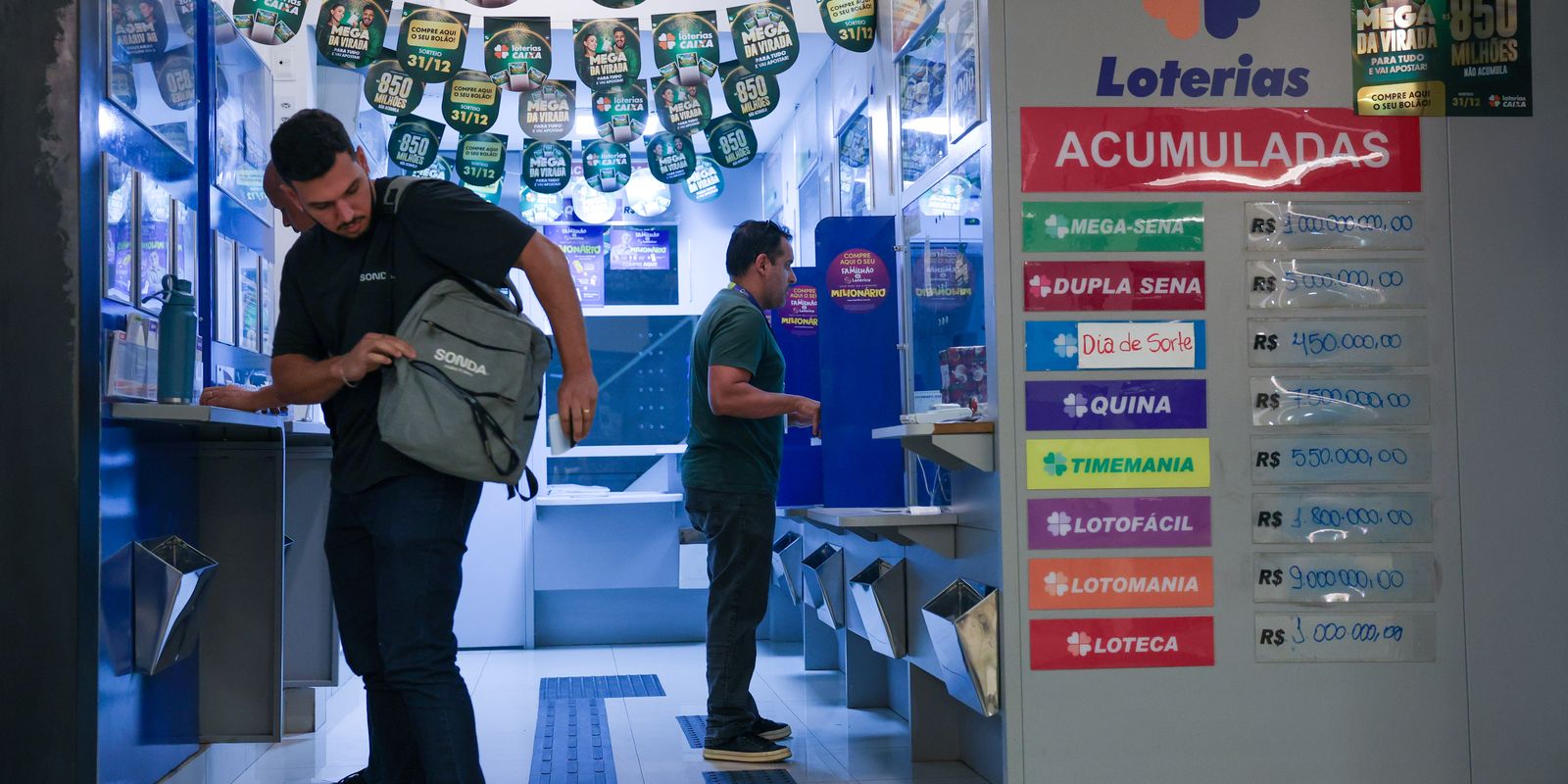 Mega-Sena acumula novamente e prêmio principal vai para R$ 145 milhões