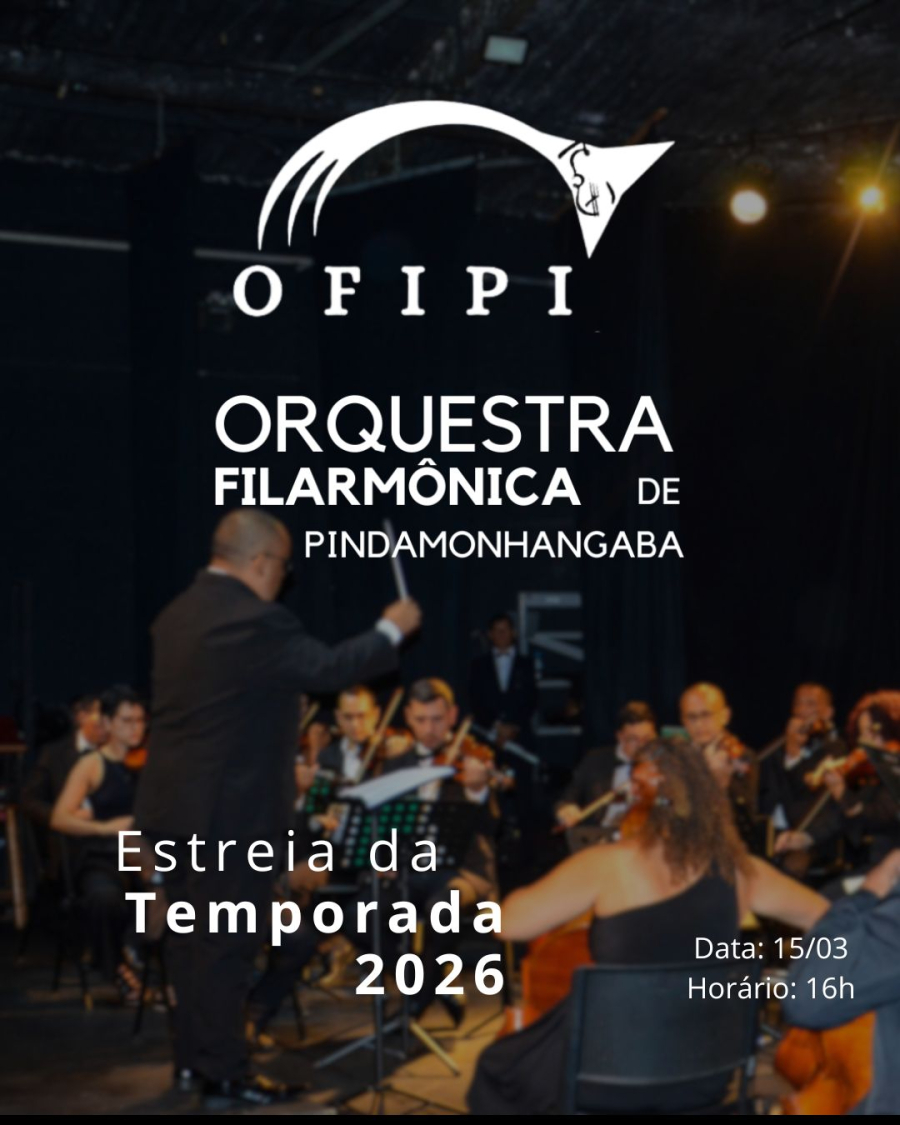ORQUESTRA FILARMÔNICA DE PINDAMONHANGABA REALIZA CONCERTO NESTE DOMINGO (15)