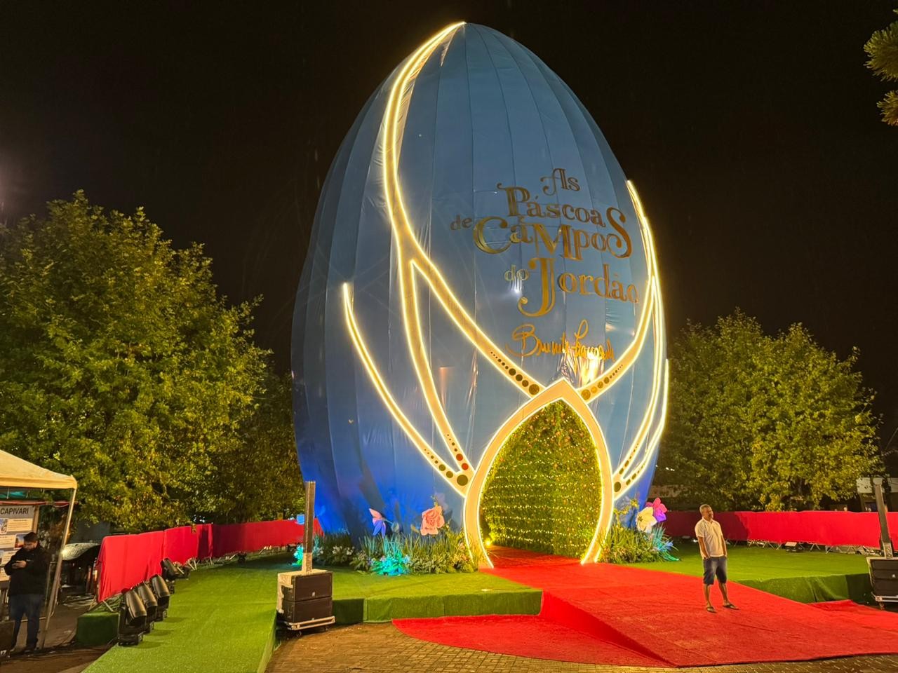 Com ovo de Páscoa de 20 metros, Campos do Jordão quer bater recorde mundial para atrair turistas