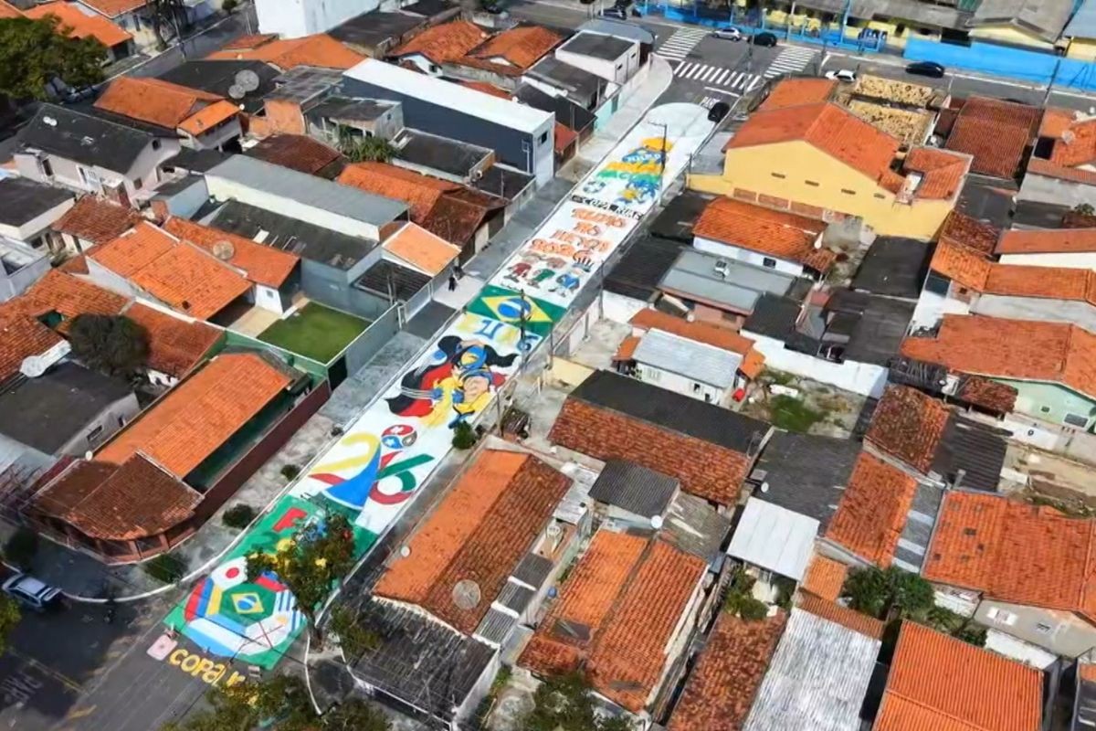 Copa do Mundo: moradores de São José dos Campos terão que pedir autorização para pintar ruas