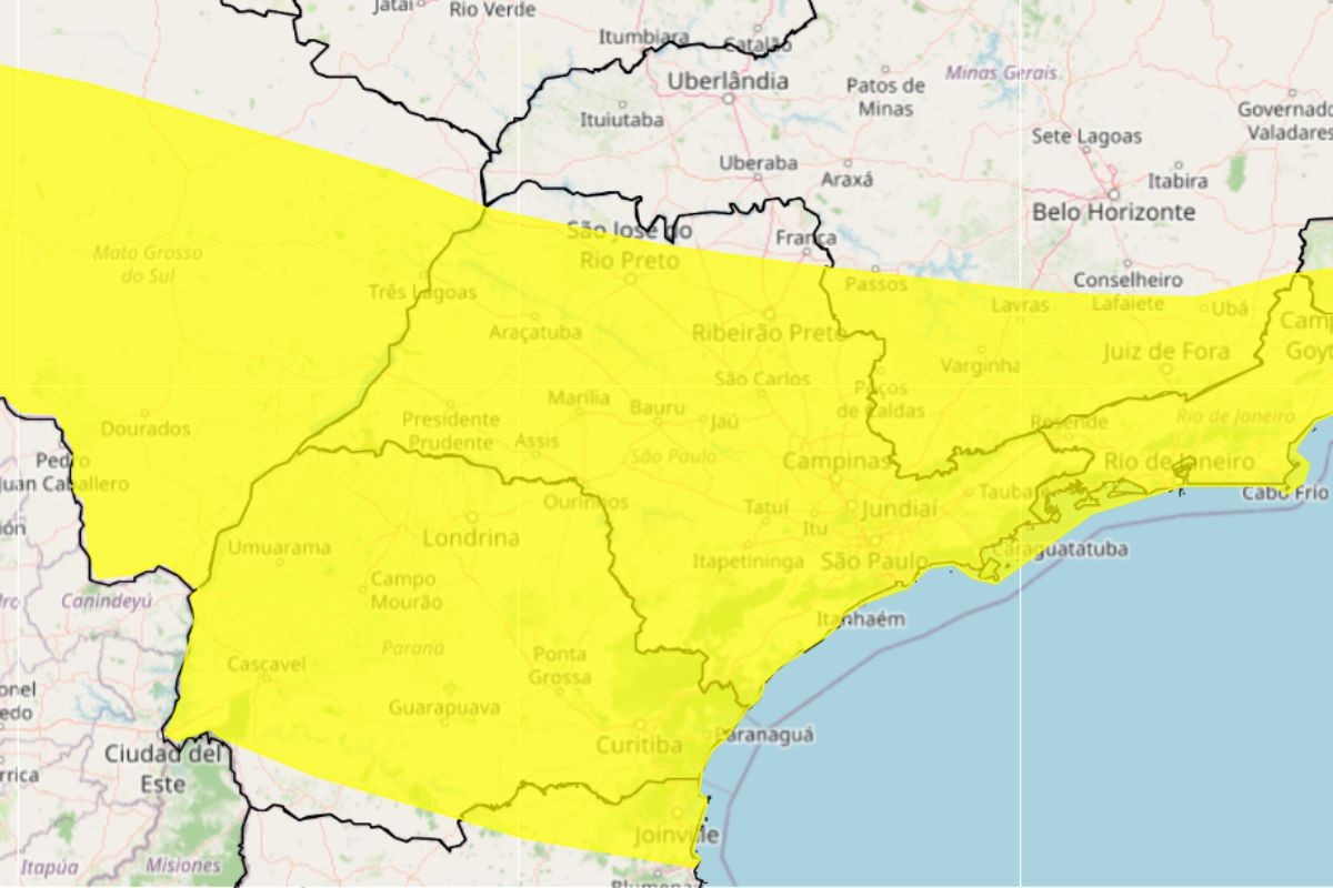 Fim de semana tem alerta de tempestade e risco de granizo no Vale do Paraíba e região; veja previsão do tempo