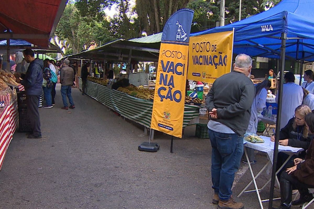 Vacinação contra gripe em São José dos Campos: veja programação em feiras livres neste fim de semana