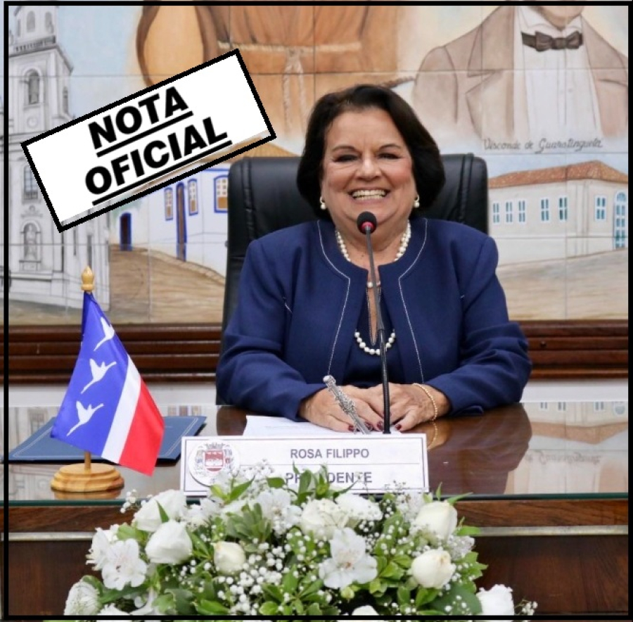 NOTA OFICIAL CÂMARA DE GUARATINGUETÁ