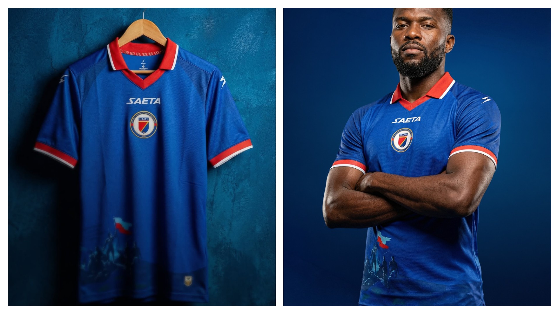 Fifa pede mudanças em camisa do Haiti para a Copa por mensagem política