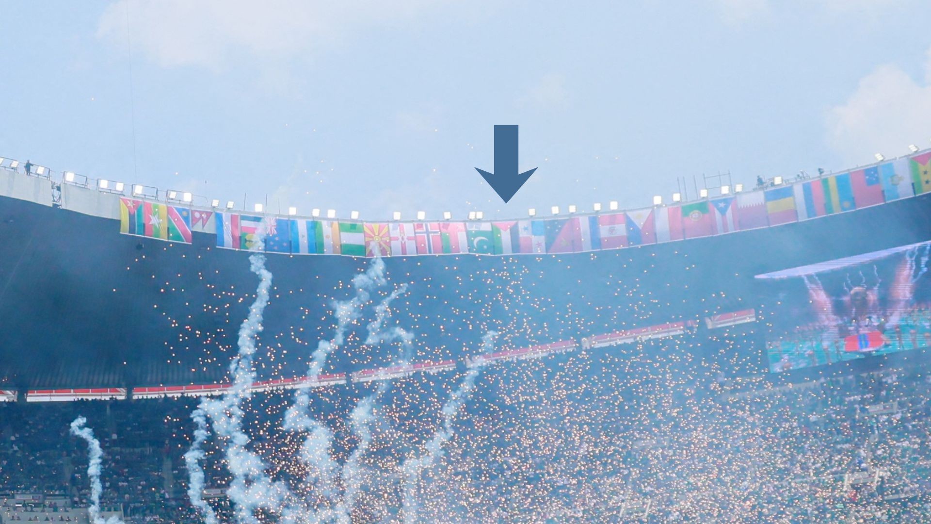 Bandeira palestina é hasteada no estádio da abertura da Copa do Mundo; entenda o motivo