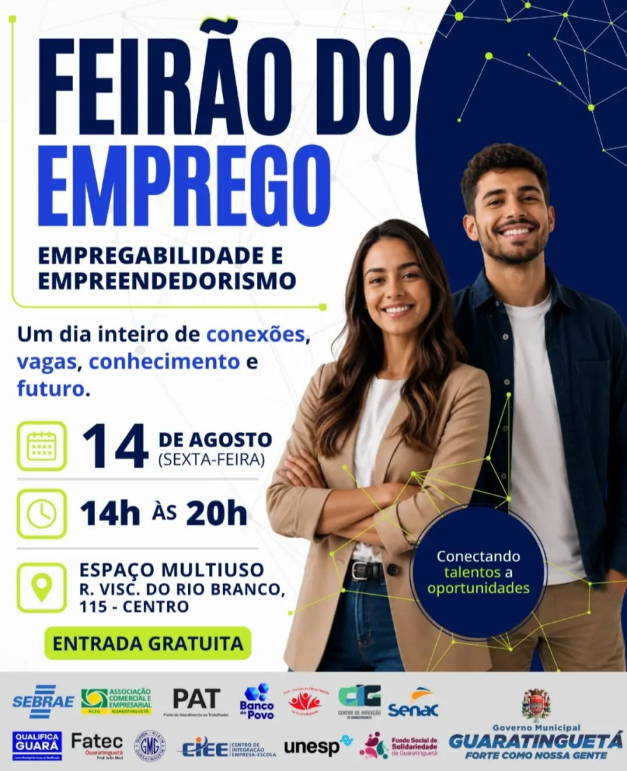 Guaratinguetá terá feirão de emprego nesta sexta-feira (14)