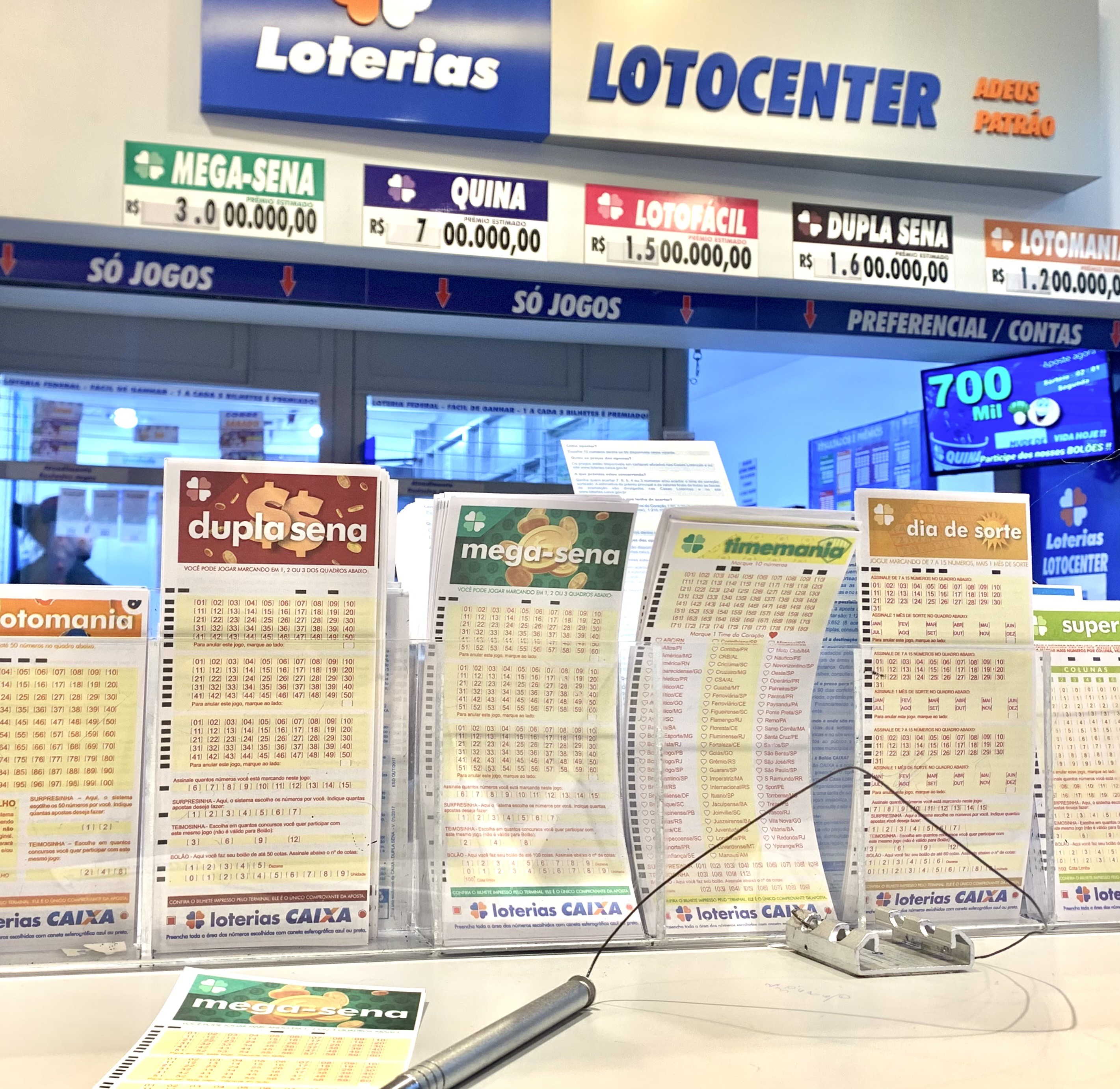 Loterias: Apostas do Vale e região faturam, juntas, quase R$ 230 mil na Mega-Sena, Timemania e +Milionária
