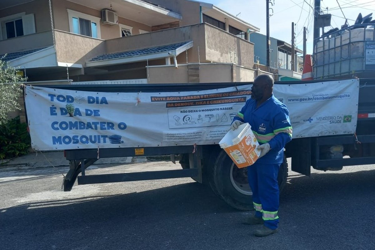 São José recolhe mais de meia tonelada de materiais durante mutirão contra a dengue