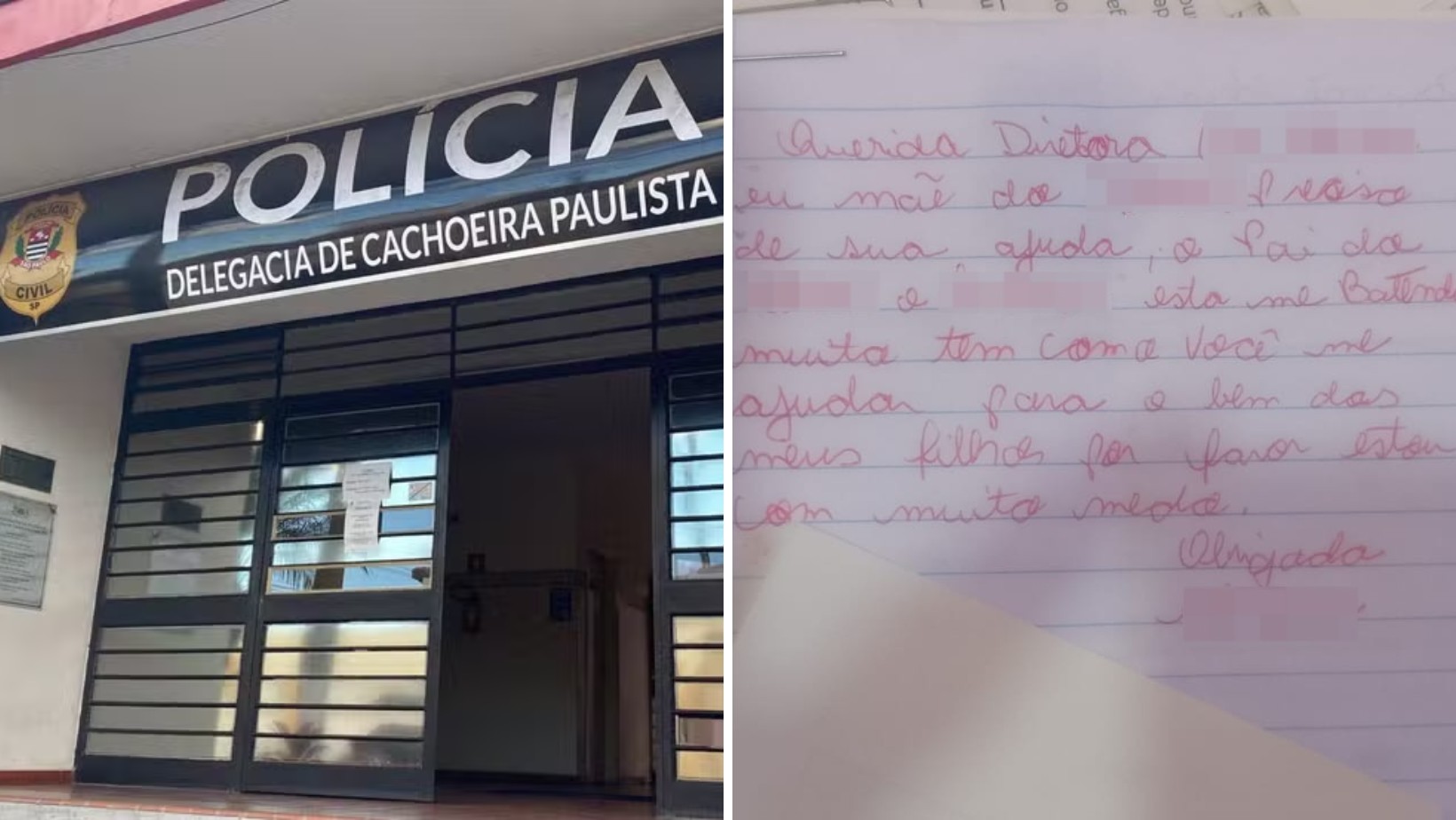 Veja o que se sabe sobre o caso da mulher que foi resgatada após pedir socorro à escola do filho em bilhete