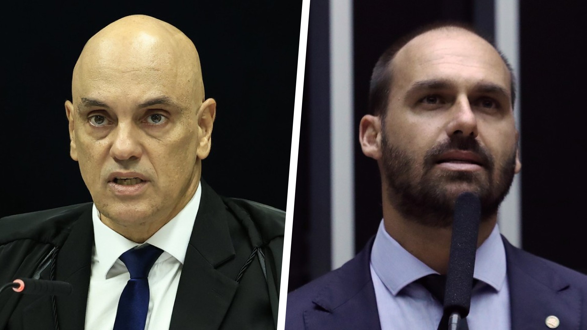 Jornal americano diz que Eduardo Bolsonaro trabalha com governo Trump para impor sanções a Moraes